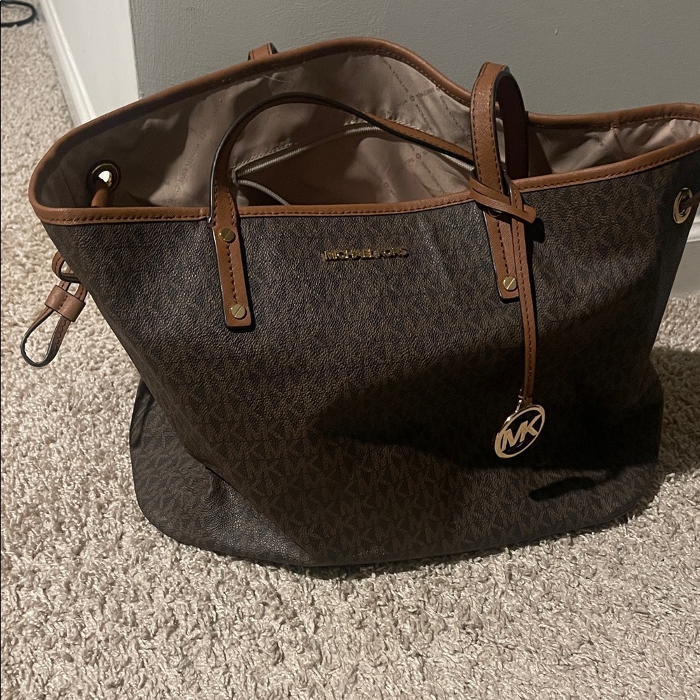 Michael Kors Dark Brown Signature Tote